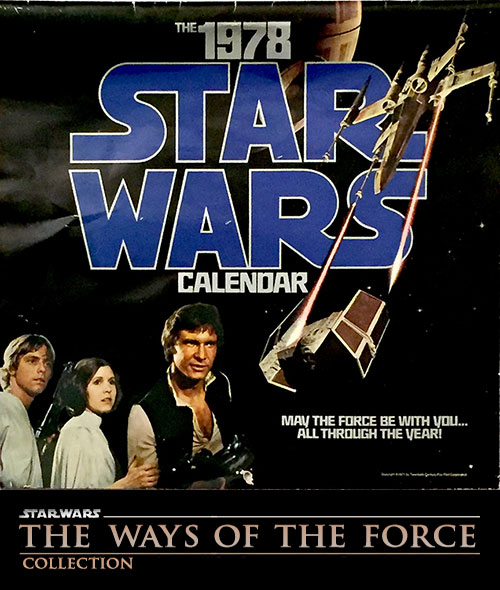 1978 Wall Calendar Star Wars The Ways of the Force