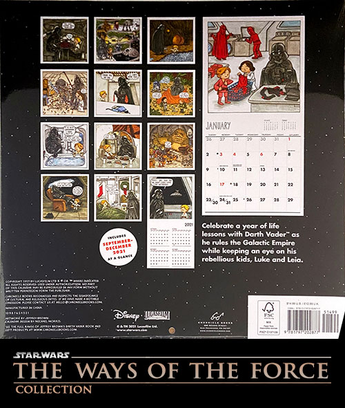 2022-16-month-wall-calendar-darth-vader-and-son-the-ways-of-the-force