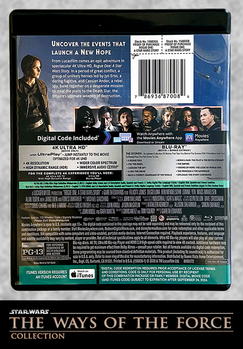 Rogue One: A Star Wars Story 4K UHD + Blu Ray